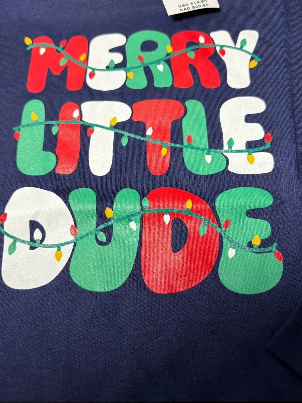 Children's Place 3T 'Merry Little Dude' Graphic Tee